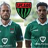 Kristian Böhnlein (li.) und Michael "Mike" Dellinger gehen mit Schweinfurt 05 den Weg zurück von der 3. Liga in die Regionalliga.