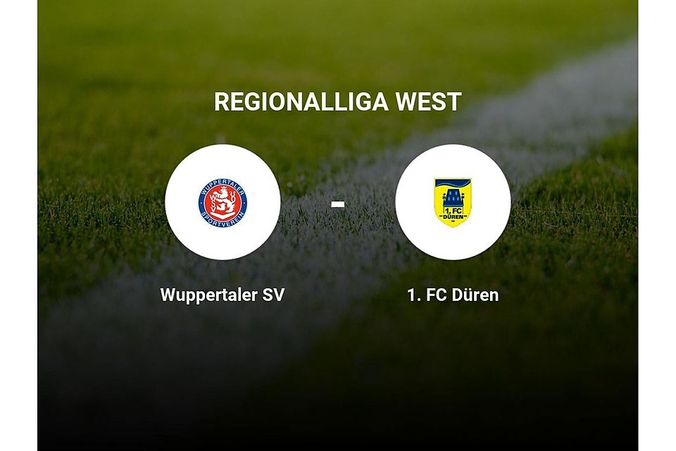 Wuppertaler SV gegen 1. FC Düren