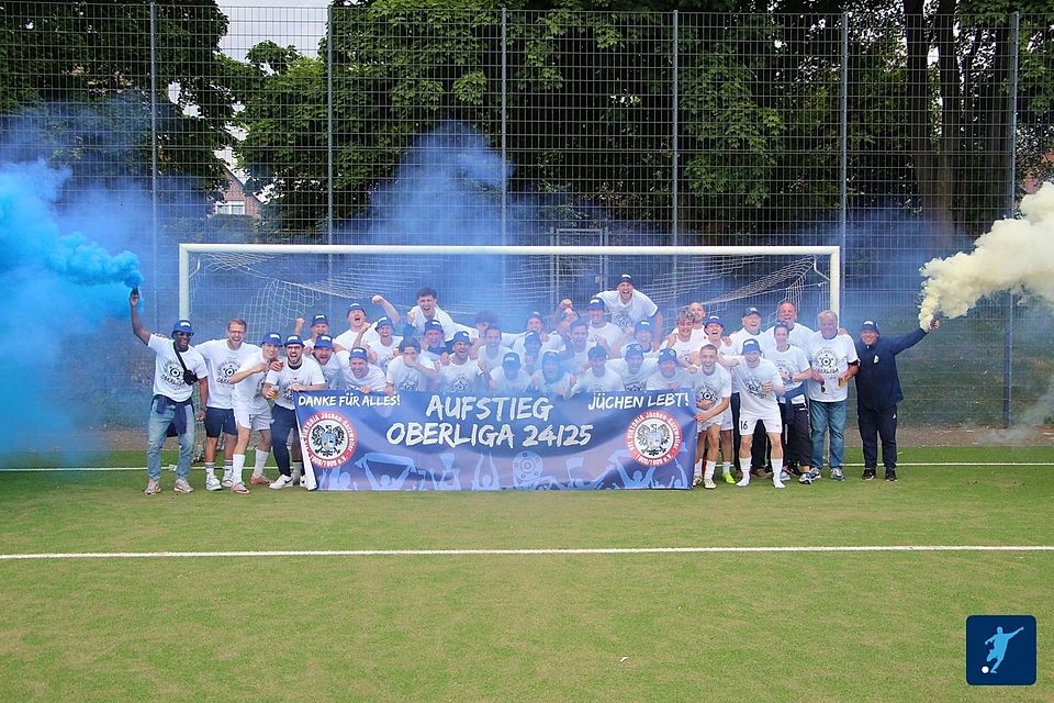 Jüchen lebt: Oberliga-Aufstieg