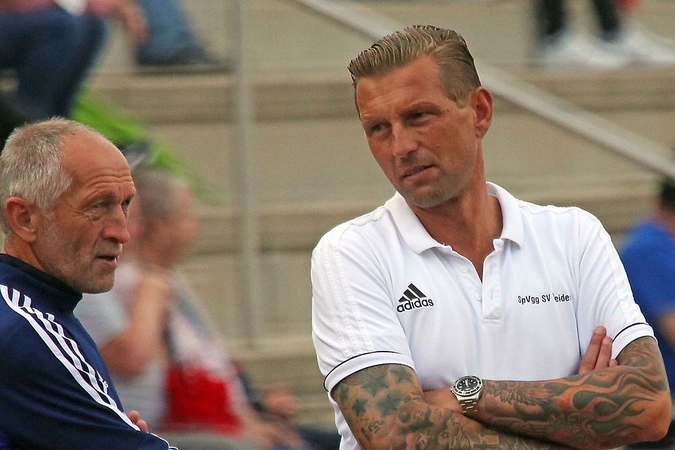 Mittlerweile mit ganz kurzen Haaren: Andreas Scheler (rechts) hat einen neuen Trainerjob angenommen.