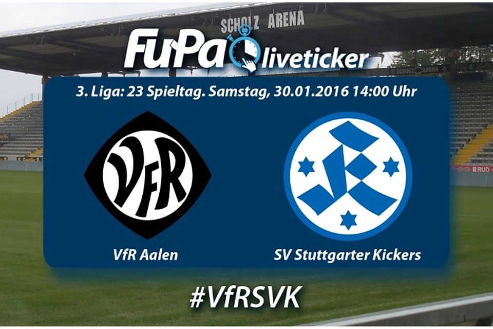 Um 14 Uhr ist Anpfiff zum zweiten Rückrundenspiel der Stuttgarter Kickers beim VfR Aalen