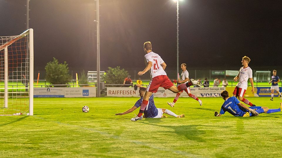 Hier bringt Noah Steiger Zürich City in der 31. Minute mit 2:1 in Führung