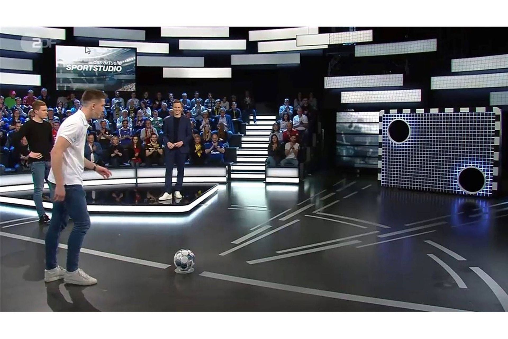 Aktuelles Sportstudio die besten Schützen an der ZDF-Torwand