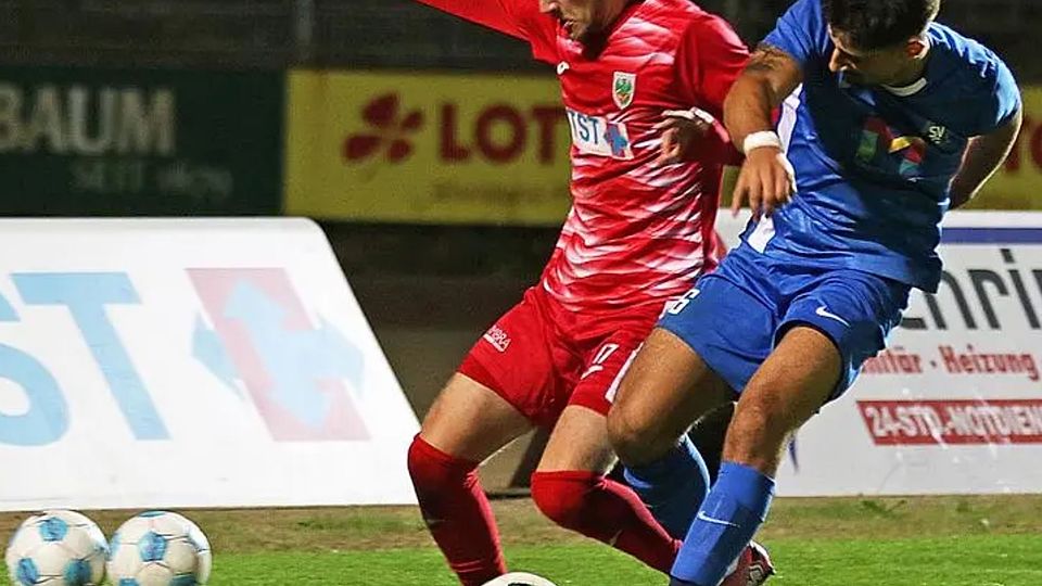 Einen Außenstürmer hatte SV Rot-Weiss noch gesucht: Von Wormatia Worms (Oberliga Rheinland Pfalz/Saar) kommt Niklas Meyer (links).