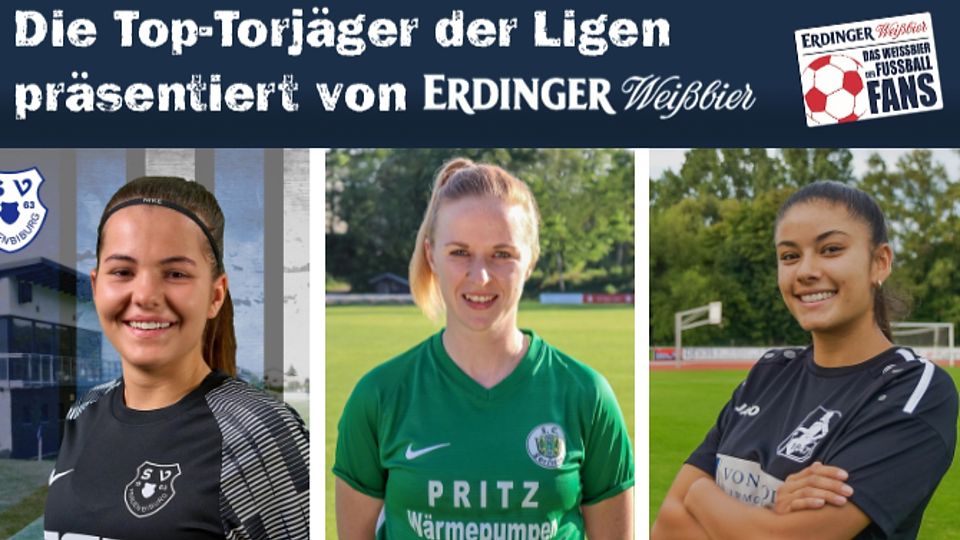 Eva Assmann, Julia Deißenböck und Sabrina Eder (v.l.n.r.) sind drei von elf Spielerinnen, die am ersten Spieltag netzten.