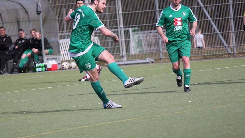 Nach drei Toren auch in der Torschützenliste Erster: Heiligenrodes Dennis Joedicke