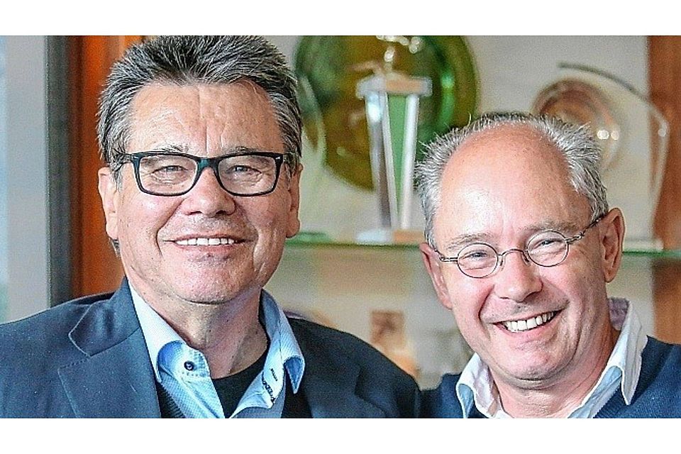 Das neue Führungsduo: Weiches Liga-Boss Harald Uhr (li.) und der künftige Geschäftsführer Edgar Nies. Foto: kob