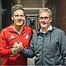 Trainer Bodo Gadomski (l.) und den Obmann der U 23, Andreas Schulte.