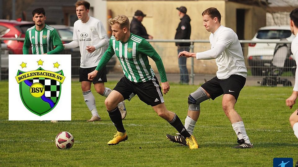 Der Bollenbacher SV (grün-weiß) hat bereits zwei Spieltage vor Saisonende zehn Punkte Vorsprung auf den Tabellenzweiten, die Spvgg Nahbollenbach (weiß), und damit die Meisterschaft sicher. 