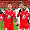 Fatlum Elezi (r.) verlässt den Halleschen FC nach einem Jahr.