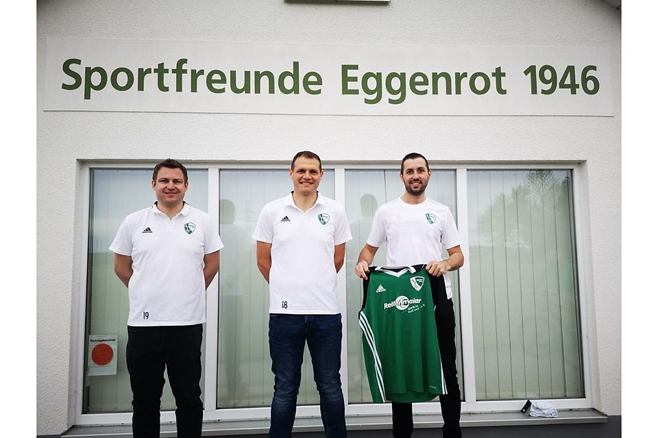 Die neue sportliche Leitung der Sportfreunde: v.l.n.r Martin Mai (3. Vorstand), Benedikt Neugebauer (Trainer) und Florian Taglieber (Co-Trainer).