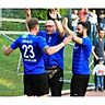 Zumeist feierten die Wormser Vereine: Unter anderem die Meisterschaft der SG Eintracht Herrnsheim steht für den Wormser Erfolg in der diesjährigen A-Klasse-Saison. F: Wolff