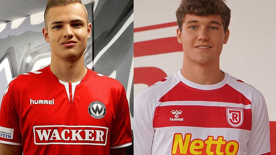 Marius Herzig (li.) und Jonas Griesbauer haben sich dem SV Schalding-Heining angeschlossen 