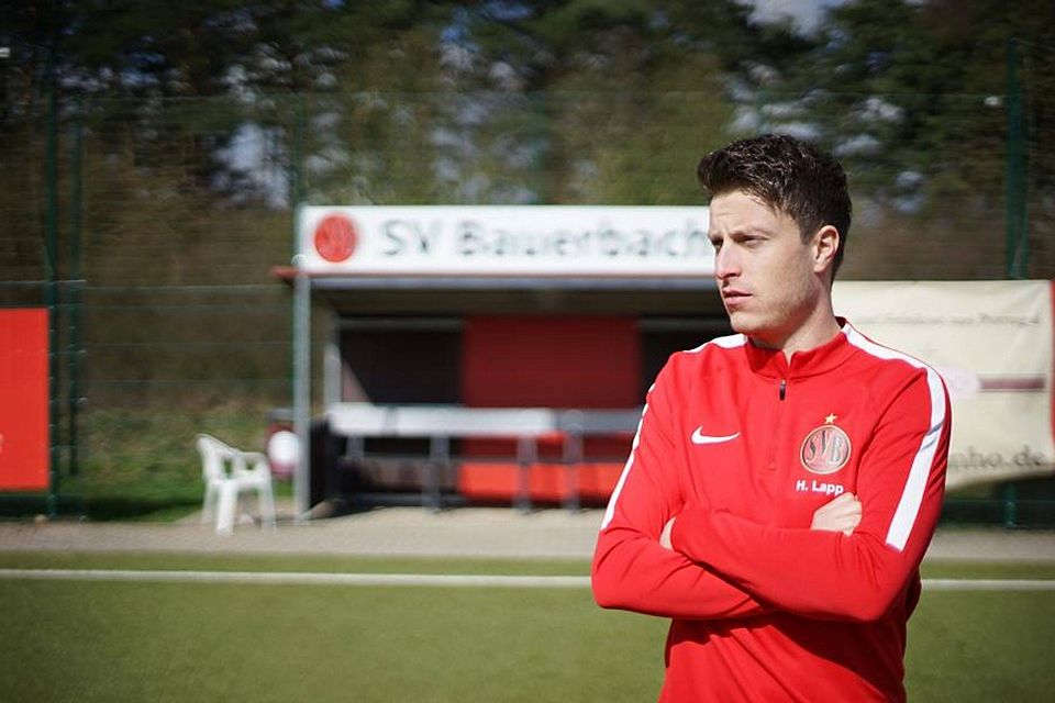 Hendrik Lapp steigt zur neuen Saison zum Cheftrainer des Fußball-Verbandsligisten SV Bauerbach auf. 	Foto: Christoph Heuser