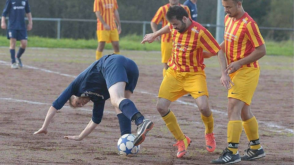 Ein Bild, das täuscht: Der TuS Huppert war gegen Barisspor obenauf. Archivfoto: Klein.