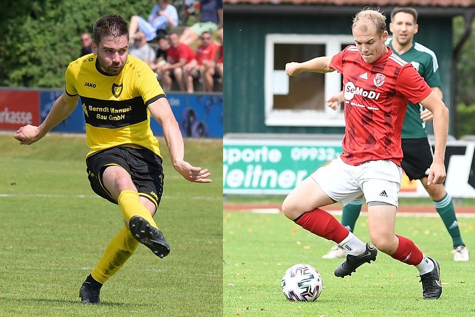 Andreas Köckeis (links) und Marco Kappl waren aus Sicht der Vereine die überragenden Akteure in dieser Saison der Kreisklasse Deggendorf.