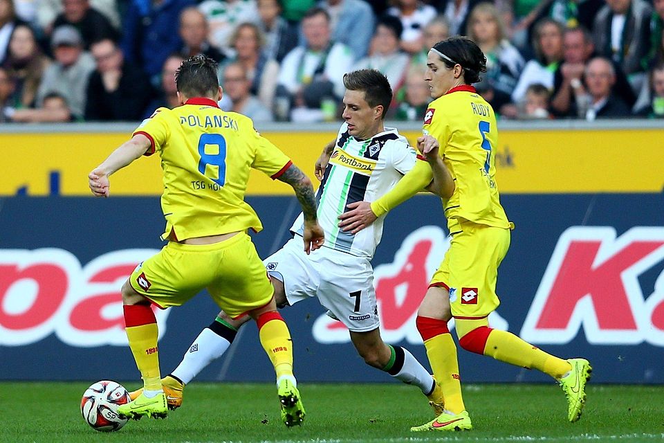 Eine schwere Aufgabe hat die TSG mit dem Spiel gegen Borussia Mönchengladbach vor der Brust.    F: Images