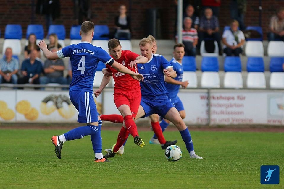 .Knapp mit1:0 setzte sich der SV Groß Hesepe gegen den  SV Hemsen durch. 