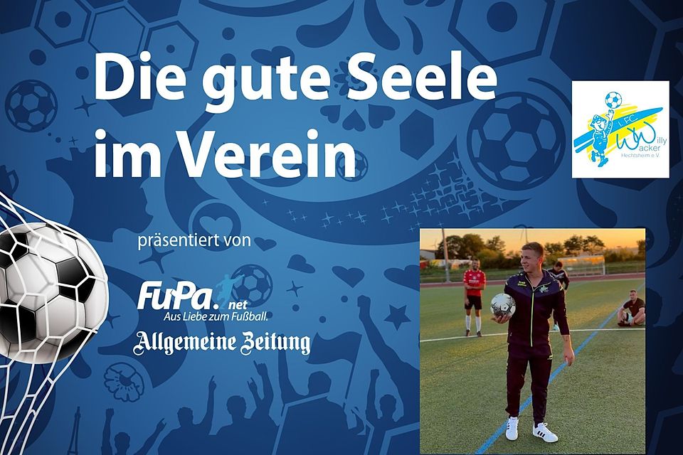 Lukas Zepter ist das Rückgrat eines ganz besonderen Fußballvereins in Hechtsheim, bei dem er sein Organisationstalent unter anderem in Form von Aktionstagen und einer spektakulären Choreografie bereits mehrfach unter Beweis gestellt hat. Lukas Zepter ist das Rückgrat eines ganz besonderen Fußballvereins in Hechtsheim, bei dem er sein Organisationstalent unter anderem in Form von Aktionstagen und einer spektakulären Choreografie bereits mehrfach unter Beweis gestellt hat.