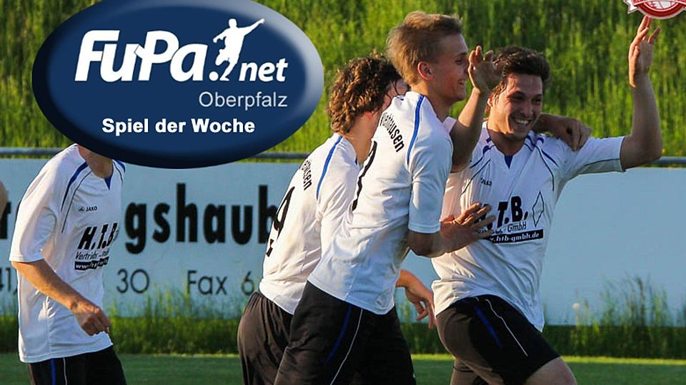 Alexander Zeitler (rechts) traf zum zwischenzeitlichen 1:0 für Viehhausen. F: Webel