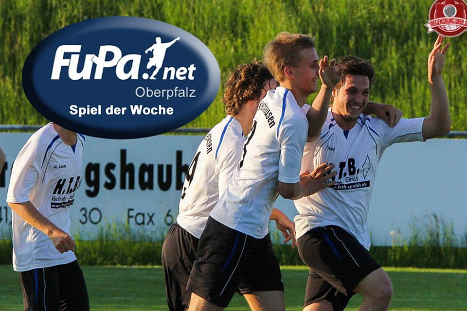 Alexander Zeitler (rechts) traf zum zwischenzeitlichen 1:0 für Viehhausen. F: Webel