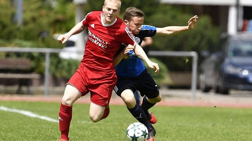 Das Bild trügt: Raffael Kobrowski und sein TV 48 Erlangen konnten sich gegen den FC Herzogenaurach nicht durchsetzen. F: Zink