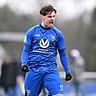 Julian Lang bejubelt seinen ersten und einzigen Hessenliga-Treffer in seiner Karriere. Gegner war die U21 des SV Darmstadt 98.