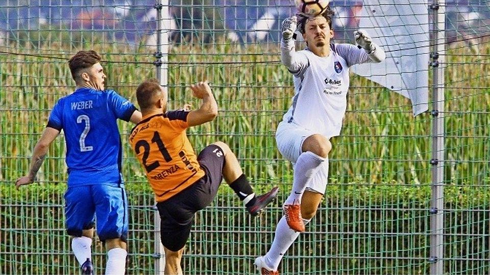 Calcio-Keeper Henning Bortel hat sich krank gemeldet. Sein Einsatz in Schwäbisch Hall ist mehr als fraglich. Foto:Yavuz Dural
