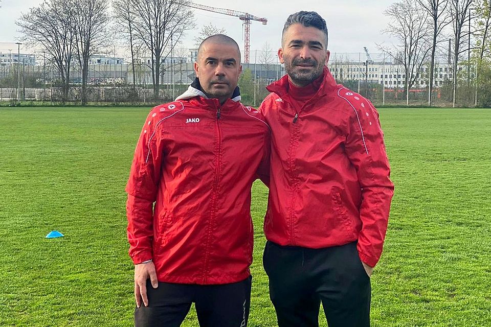 Levent Öksüm (r.) gibt im Sommer sein Traineramt beim SV Türk Genclik ab, Yordan Todorov (l.) ist dann alleiniger Cheftrainer.