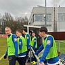 In den Startlöchern: Die Löwen-Talente Faßmanm, Lippmann, Althaus, Gevorgyan und Fuchs beim Test in Regensburg.