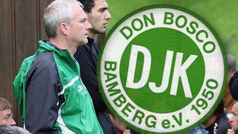 Trainer Heiner Dumpert bleibt der DJK Bamberg auch in der neuen Saison erhalten. Montage: FuPa