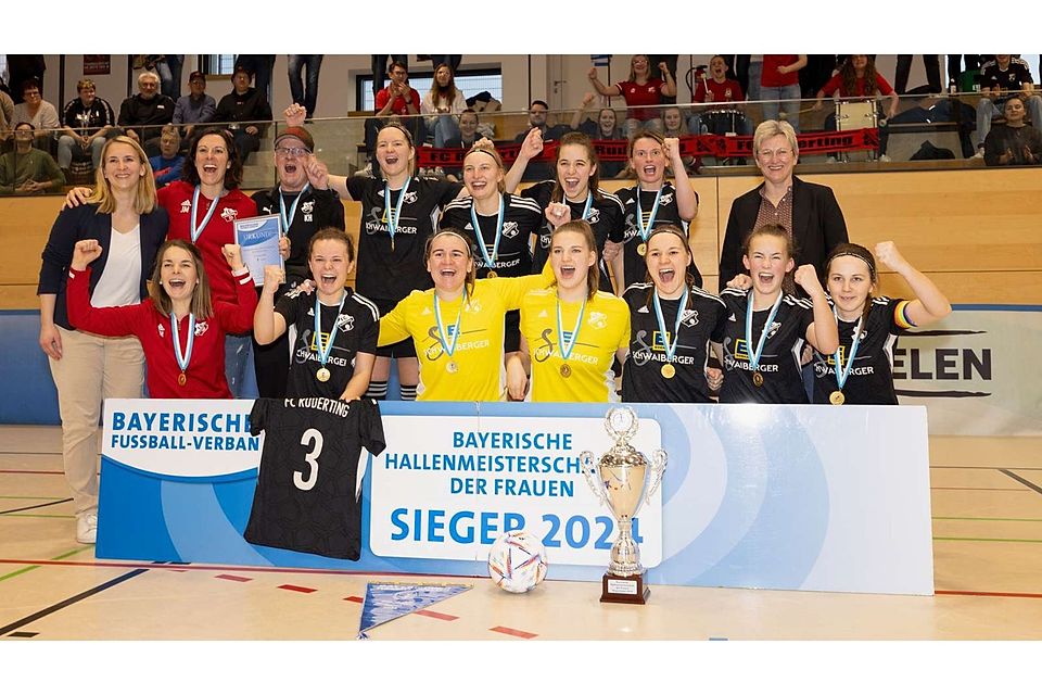 Die Damen des FC Rudering sind neuer Bayerischer Hallenmeister