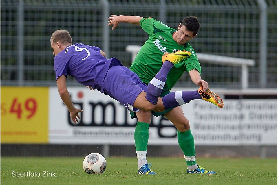 Vergangene Woche standen sich die SpVgg Ansbach und der TSV Neustadt im direkten Duell gegenüber.  F: Wolfgang Zink