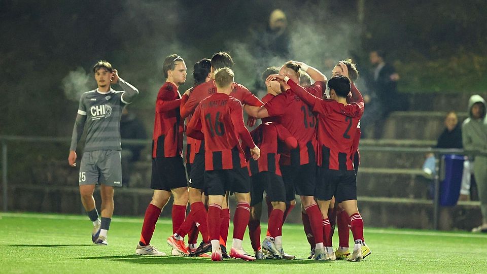 Die SG Walluf durfte zwei Treffer von Max Hasenstab und einen von Maurice Schulz bejubeln und siegte verdient mit 3:0 beim FV Biebrich.