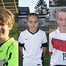 Mit Sophia Pemmerl, Julia Zollner und Alicia Baumgartner (v. li.) werden derzeit drei Mädchen am DFB-Stützpunkt Cham gefördert.