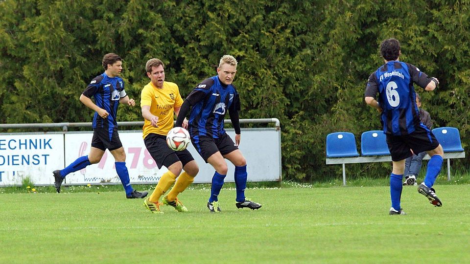 Der FV Wendelstein (hier in der Vorsaison gegen Burgthann) hat bislang noch keinen Punkt geholt. Ob sich das im Derby gegen Röthenbach/St. Wolfgang ändert? Foto: Werner Battke