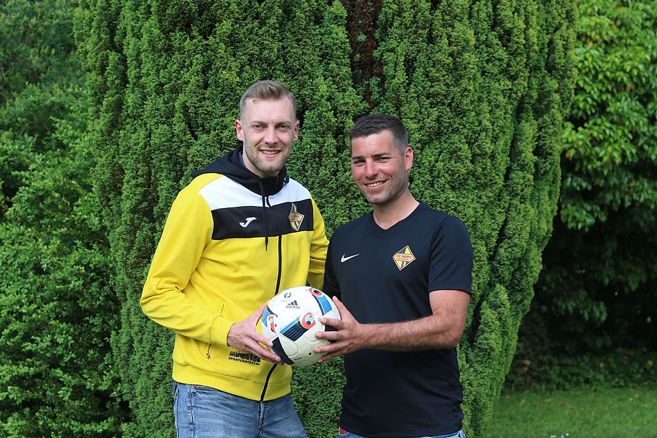 Patrick Fiß (rechts) freut sich darauf, wieder mit seinem Kumpel Felix Zimmermann in einem Team zu spielen.