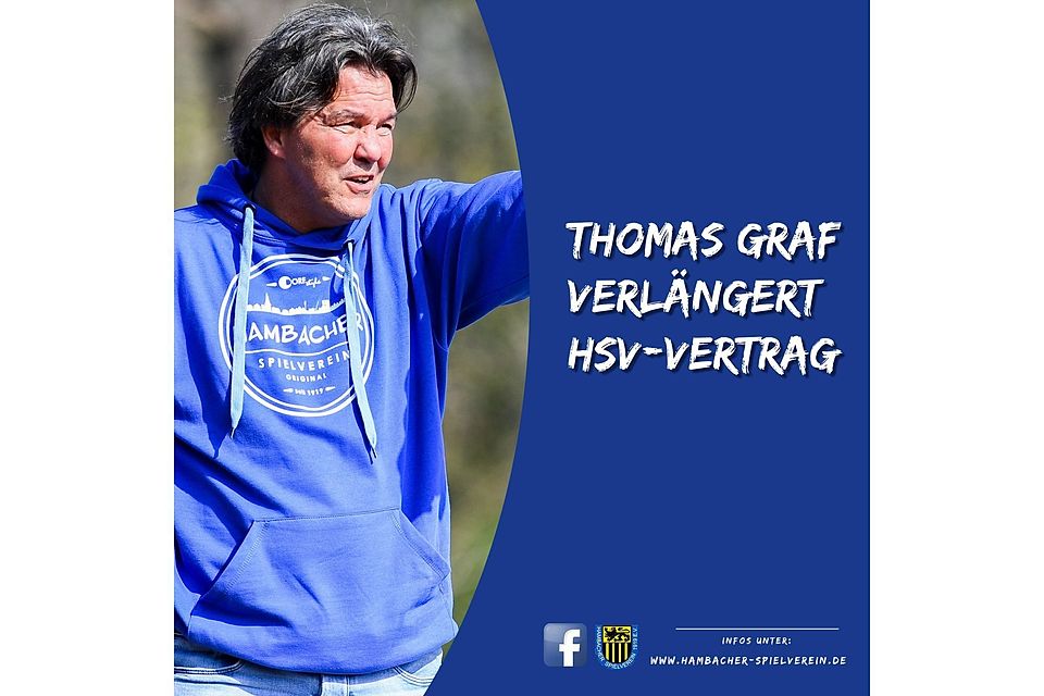 Geht in seine 4. Saison: HSV- Trainer Thomas Graf