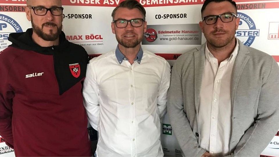 Das neue Neumarkter Trainerteam (vo. li. na. re.): TM-Trainer Andreas Kamm, Chefcoach Marco Christ und Assistenztrainer Benedikt Thier   Foto: D. Rebel