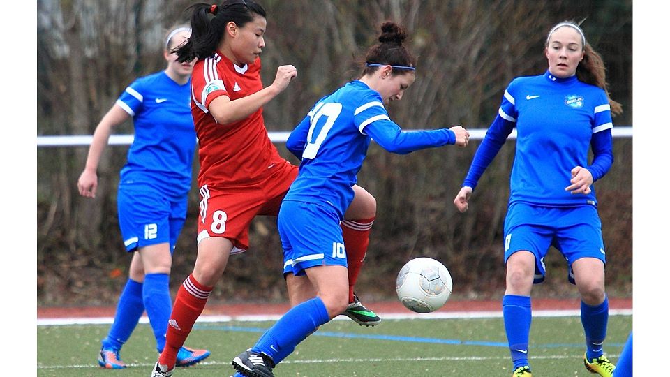 Angreiferin Xueer Chen (rot) wird Wörrstadt in Montabaur fehlen. F: Wolff