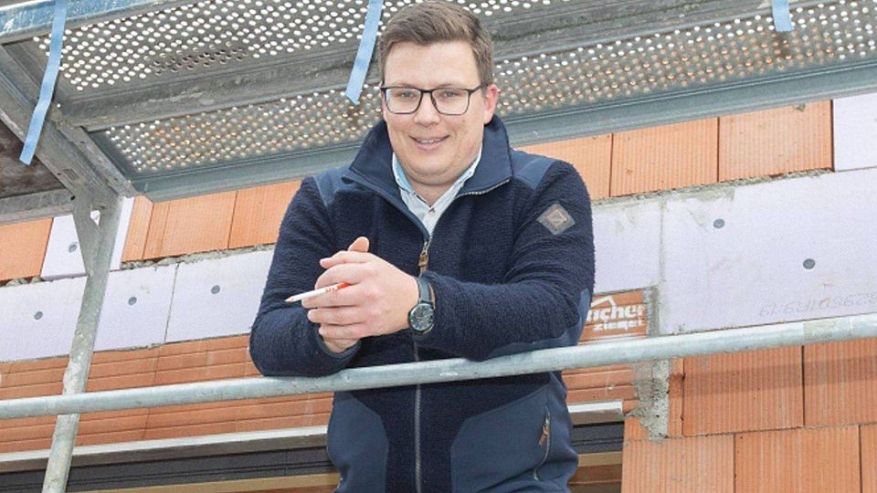 Baustelle statt Fußballplatz: Unternehmer Tobias Ritzer steht dem SV Inning während der Corona-Pandemie bis auf Weiteres nicht zur Verfügung.