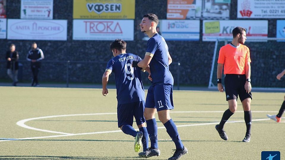 Beim FC Pesch II gab es zum Rückrundenstart eine Menge Tore zu bejubeln.