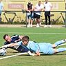 Hier fällt nicht das 1:0: Weidens Torwart Frederik Said kommt vor Vichttals Tugay Temel an den Ball.