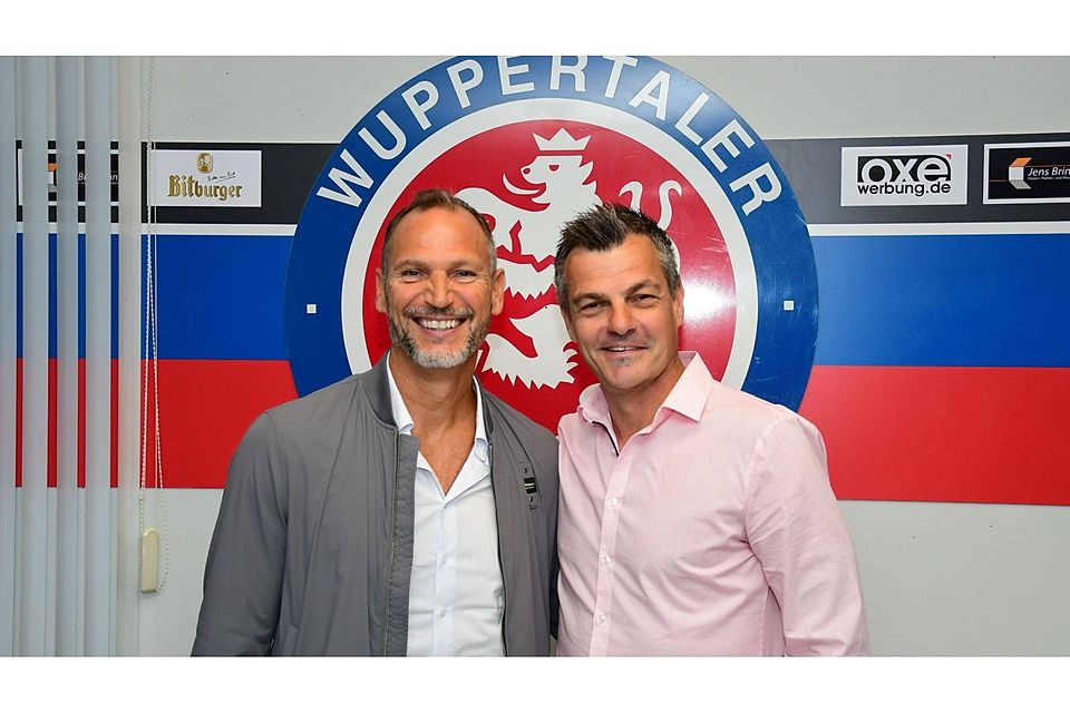  Trainer Andreas Zimmermann und Sportdirektor Karsten Hutwelker.
