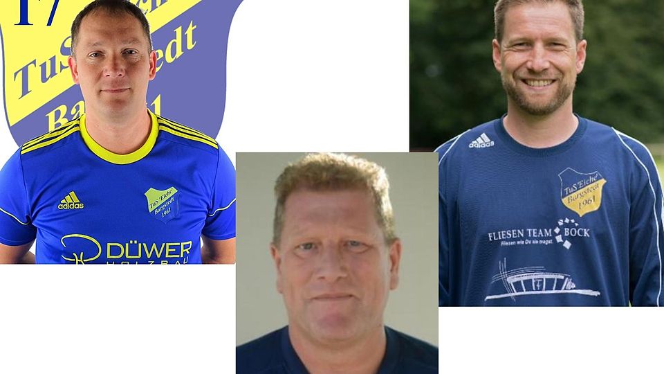 Clemens Otte (3), Stefan Mattern (3) und Matthias Albers (7) schossen die meisten Tore für den TuS Eiche Bargstedt.