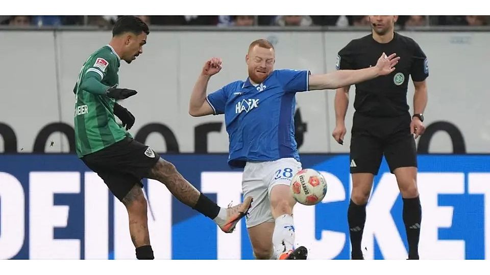 Führt seine Zweikämpfe in der 2. Fußball-Bundesliga zumindest bis Sommer für die SpVgg. Greuther Fürth: Der Breidenbacher Paul Will vom SV Darmstadt 98. © Marc Schüler/dpa