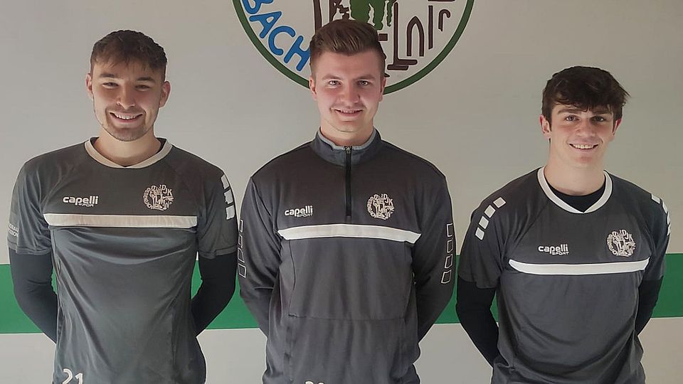 Gebenbachs Torhüter-Trio sagt für ein weiteres Jahr zu (von links): Christoph Lindner, Moritz Plößl und Lukas Völlger.