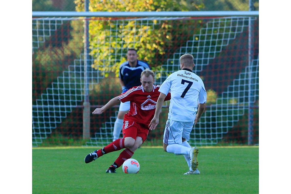 Vorgezogenes Match: SG Auerbach vs Spfr. Hassmersheim           Foto: Stefan Weindl