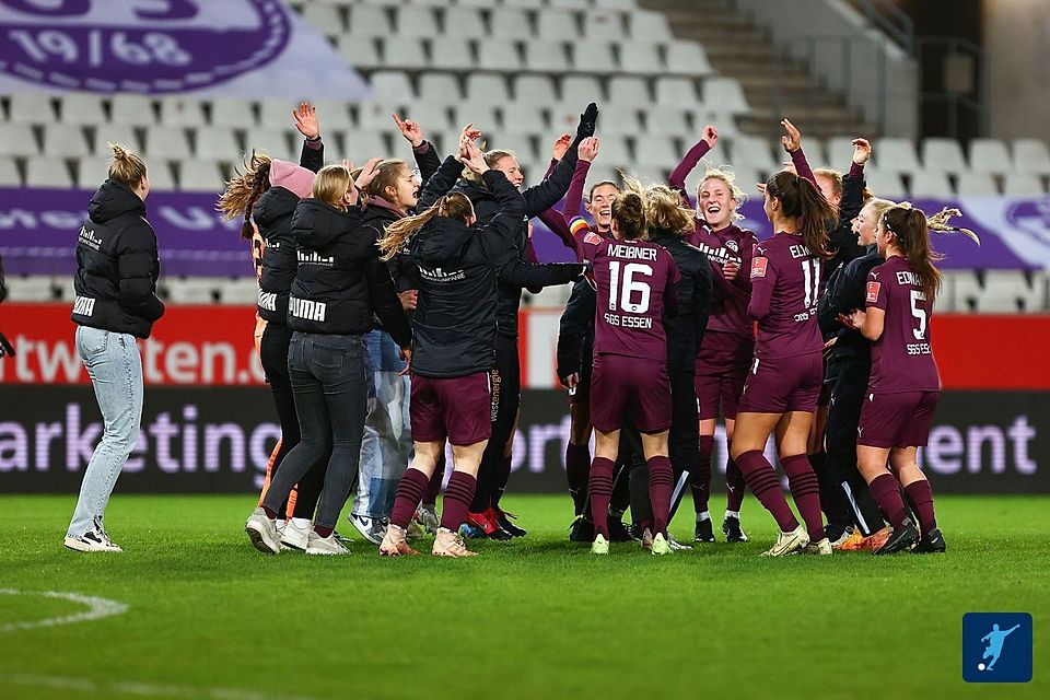 Jubel in Essen. 
