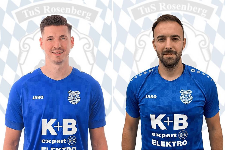 Bilden auch nächste Saison das Trainerduo des TuS Rosenberg: Jonas Dotzler (links) und Dennis Kramer.